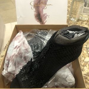 Jessica Simpson Jayko Flower Mesh Bootie